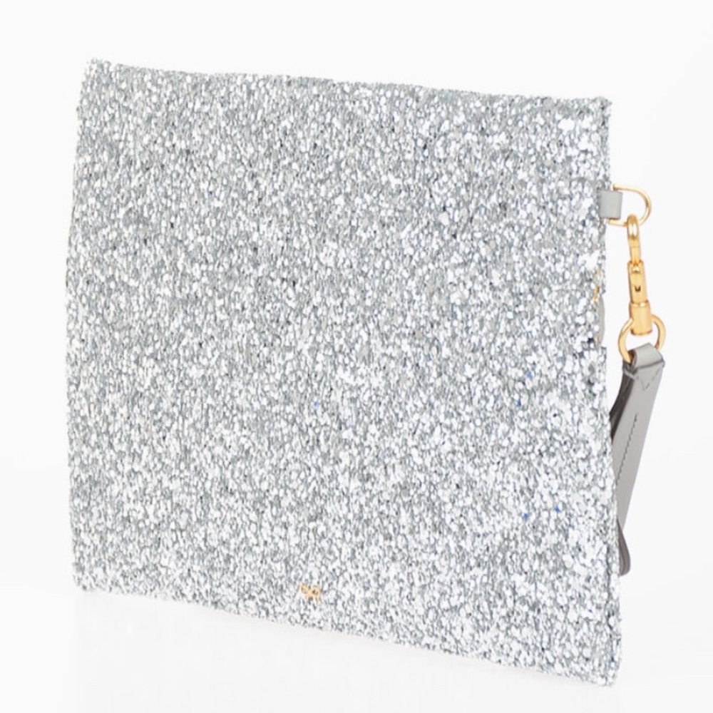 Anya Hindmarch Glitter Circulus Eyes Clutch EUC - Picture 2 of 16